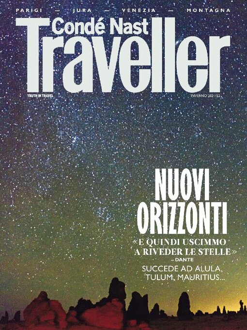 Cover image for Condé Nast Traveller Italia: Inverno 2021/22